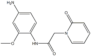 N-(4-amino-2-methoxyphenyl)-2-(2-oxopyridin-1(2H)-yl)acetamide Struktur