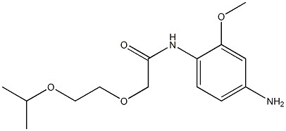 N-(4-amino-2-methoxyphenyl)-2-[2-(propan-2-yloxy)ethoxy]acetamide Struktur