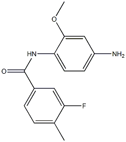 N-(4-amino-2-methoxyphenyl)-3-fluoro-4-methylbenzamide Struktur