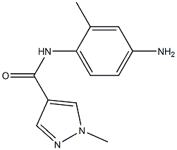 N-(4-amino-2-methylphenyl)-1-methyl-1H-pyrazole-4-carboxamide Struktur