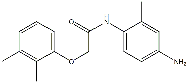 N-(4-amino-2-methylphenyl)-2-(2,3-dimethylphenoxy)acetamide Struktur