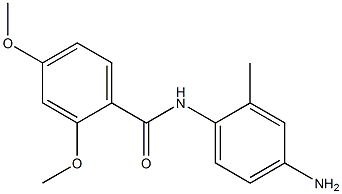 N-(4-amino-2-methylphenyl)-2,4-dimethoxybenzamide Struktur