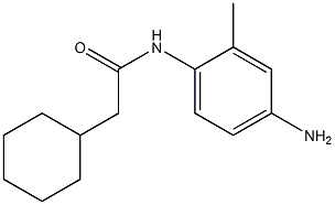 N-(4-amino-2-methylphenyl)-2-cyclohexylacetamide Struktur