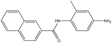 N-(4-amino-2-methylphenyl)-2-naphthamide Struktur