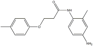 N-(4-amino-2-methylphenyl)-3-(4-methylphenoxy)propanamide Struktur