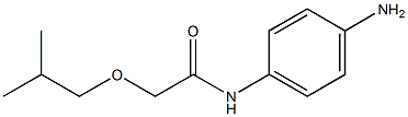 N-(4-aminophenyl)-2-(2-methylpropoxy)acetamide Struktur