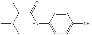 N-(4-aminophenyl)-2-(dimethylamino)propanamide Struktur