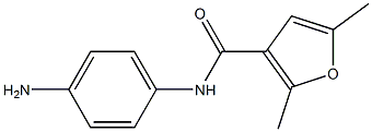 N-(4-aminophenyl)-2,5-dimethyl-3-furamide Struktur