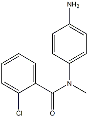 N-(4-aminophenyl)-2-chloro-N-methylbenzamide Struktur