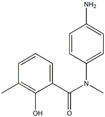 N-(4-aminophenyl)-2-hydroxy-N,3-dimethylbenzamide Struktur