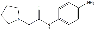 N-(4-aminophenyl)-2-pyrrolidin-1-ylacetamide Struktur