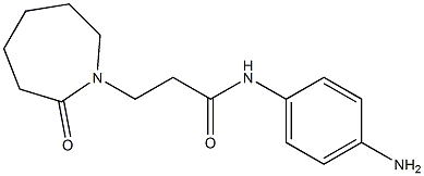 N-(4-aminophenyl)-3-(2-oxoazepan-1-yl)propanamide Struktur