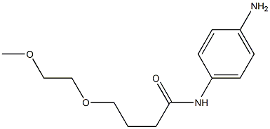 N-(4-aminophenyl)-4-(2-methoxyethoxy)butanamide Struktur