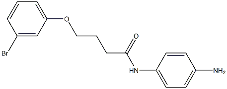 N-(4-aminophenyl)-4-(3-bromophenoxy)butanamide Struktur