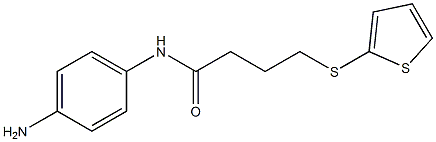 N-(4-aminophenyl)-4-(thiophen-2-ylsulfanyl)butanamide Struktur