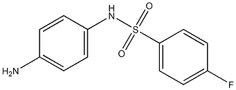 N-(4-aminophenyl)-4-fluorobenzene-1-sulfonamide Struktur