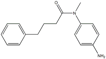 N-(4-aminophenyl)-N-methyl-4-phenylbutanamide Struktur