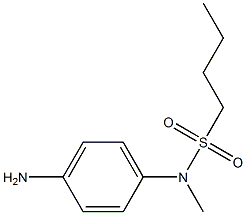 N-(4-aminophenyl)-N-methylbutane-1-sulfonamide Struktur