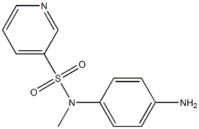 N-(4-aminophenyl)-N-methylpyridine-3-sulfonamide Struktur