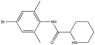 N-(4-bromo-2,6-dimethylphenyl)piperidine-2-carboxamide Struktur