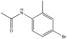 N-(4-bromo-2-methylphenyl)acetamide Struktur