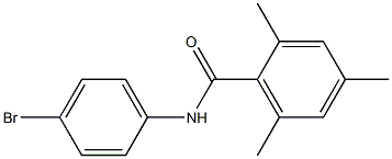 N-(4-bromophenyl)-2,4,6-trimethylbenzamide Struktur