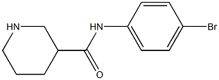 N-(4-bromophenyl)piperidine-3-carboxamide Struktur