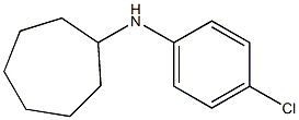 N-(4-chlorophenyl)cycloheptanamine Struktur