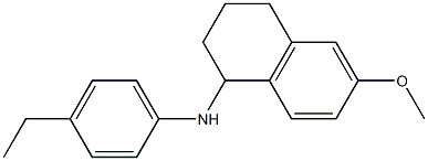 N-(4-ethylphenyl)-6-methoxy-1,2,3,4-tetrahydronaphthalen-1-amine Struktur