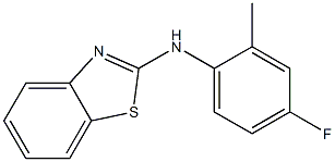 N-(4-fluoro-2-methylphenyl)-1,3-benzothiazol-2-amine Struktur