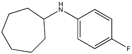 N-(4-fluorophenyl)cycloheptanamine Struktur