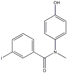 N-(4-hydroxyphenyl)-3-iodo-N-methylbenzamide Struktur