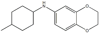 N-(4-methylcyclohexyl)-2,3-dihydro-1,4-benzodioxin-6-amine Struktur