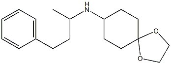 N-(4-phenylbutan-2-yl)-1,4-dioxaspiro[4.5]decan-8-amine Struktur