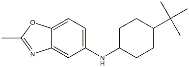 N-(4-tert-butylcyclohexyl)-2-methyl-1,3-benzoxazol-5-amine Struktur