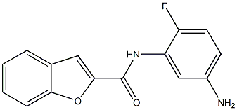 N-(5-amino-2-fluorophenyl)-1-benzofuran-2-carboxamide Struktur