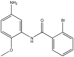 N-(5-amino-2-methoxyphenyl)-2-bromobenzamide Struktur