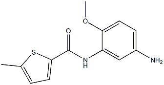 N-(5-amino-2-methoxyphenyl)-5-methylthiophene-2-carboxamide Struktur