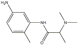 N-(5-amino-2-methylphenyl)-2-(dimethylamino)propanamide Struktur