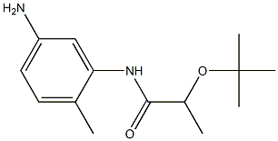 N-(5-amino-2-methylphenyl)-2-(tert-butoxy)propanamide Struktur