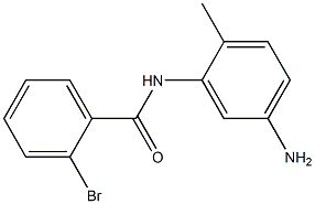 N-(5-amino-2-methylphenyl)-2-bromobenzamide Struktur