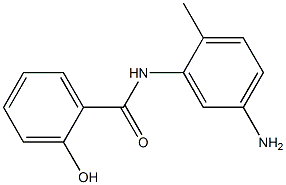 N-(5-amino-2-methylphenyl)-2-hydroxybenzamide Struktur