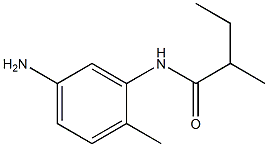 N-(5-amino-2-methylphenyl)-2-methylbutanamide Struktur