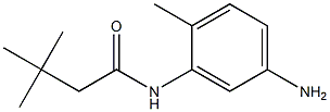 N-(5-amino-2-methylphenyl)-3,3-dimethylbutanamide Struktur