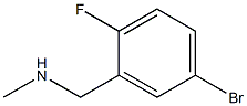 N-(5-bromo-2-fluorobenzyl)-N-methylamine Struktur