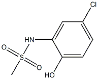 N-(5-chloro-2-hydroxyphenyl)methanesulfonamide Struktur