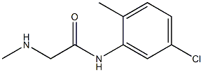 N-(5-chloro-2-methylphenyl)-2-(methylamino)acetamide Struktur