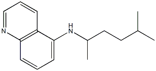 N-(5-methylhexan-2-yl)quinolin-5-amine Struktur