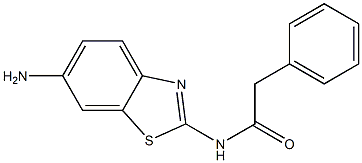 N-(6-amino-1,3-benzothiazol-2-yl)-2-phenylacetamide Struktur