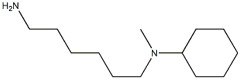 N-(6-aminohexyl)-N-methylcyclohexanamine Struktur